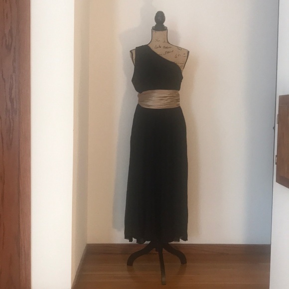 Banana Republic Black One Shoulder Dress - Picture 3 of 8